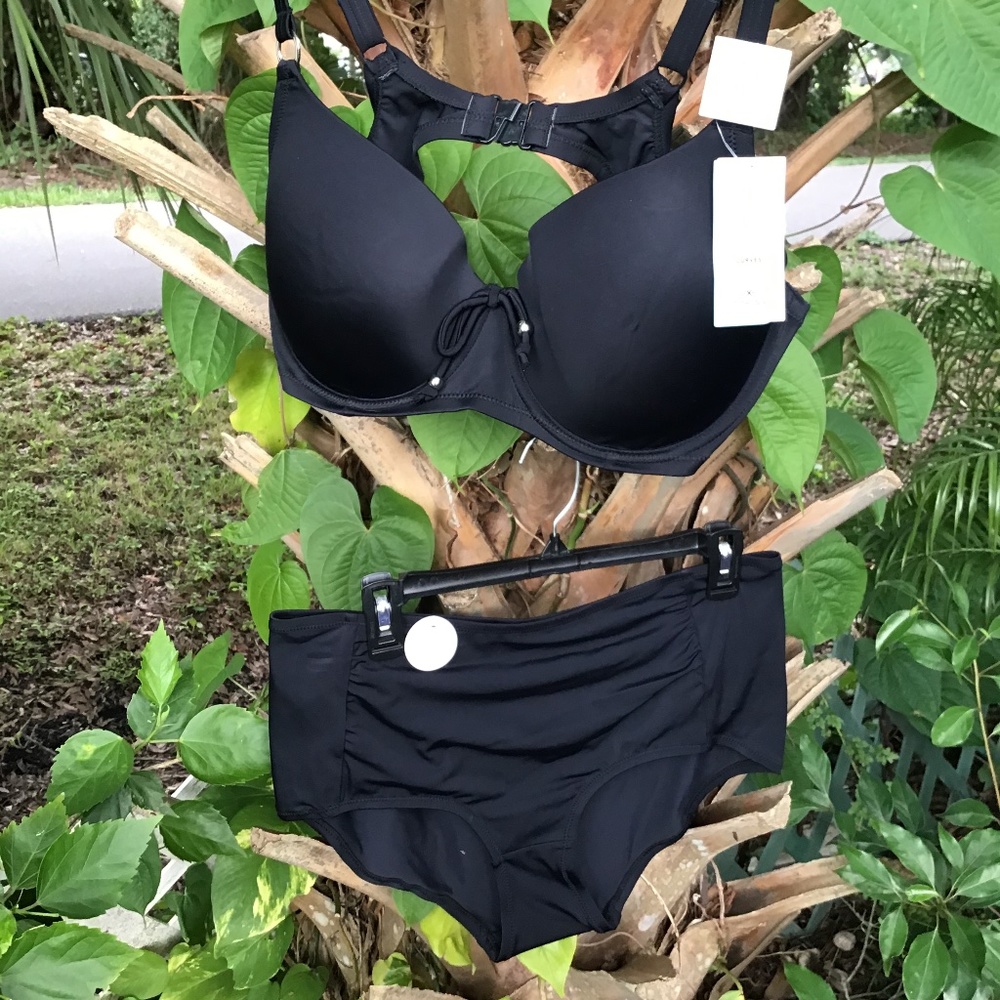 Padded or plain top Plus bikini, up to G cup